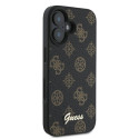 Kryt Guess PEONY SCRIPT MagSafe iPhone 16 Plus - černý