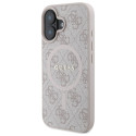 Kryt Guess 4G RING CLASSIC MagSafe pro iPhone 16 - růžový