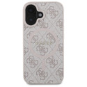 Kryt Guess 4G RING CLASSIC MagSafe pro iPhone 16 - růžový