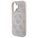 Kryt Guess 4G RING CLASSIC MagSafe pro iPhone 16 - růžový