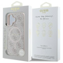 Kryt Guess 4G RING CLASSIC MagSafe pro iPhone 16 - růžový