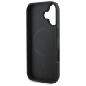 Kryt Guess Peony Script MagSafe pro iPhone 16 - černý