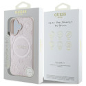 Kryt Guess SAFFIANO PEONY MagSafe pro iPhone 16 – růžová