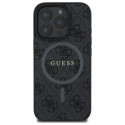 Kryt Guess 4G RING CLASSIC Logo iPhone 16 Pro Max - černý