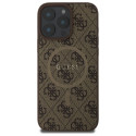 Kryt Guess 4G RING CLASSIC pro iPhone 16 Pro Max - hnědá