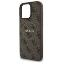 Kryt Guess 4G RING CLASSIC pro iPhone 16 Pro Max - hnědá