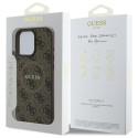 Kryt Guess 4G RING CLASSIC pro iPhone 16 Pro Max - hnědá