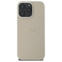 Kryt Guess Grained Gold pro iPhone 16 Pro Max - béžový