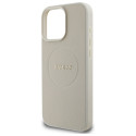 Kryt Guess Grained Gold pro iPhone 16 Pro Max - béžový