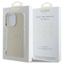 Kryt Guess Grained Gold pro iPhone 16 Pro Max - béžový