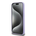 Kryt Karl Lagerfeld SILICONE KARL&Choupette pro iPhone 15 Pro - fialov