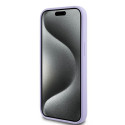 Kryt Karl Lagerfeld Karl&Choupette Ring iPhone 15 – fialová