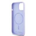 Kryt Karl Lagerfeld Karl&Choupette Ring iPhone 15 – fialová