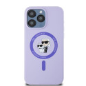 Kryt Karl Lagerfeld MagSafe pro iPhone 15 Pro Max – fialová