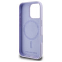 Kryt Karl Lagerfeld SILICONE KARL&CHOUPETTE pro iPhone 16 Pro - fialov
