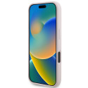 Kryt Karl Lagerfeld SILICONE KARL&Choupette pro iPhone 16 Plus - růž
