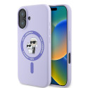 Kryt Karl Lagerfeld Silicone Karl&Choupette Heads pro iPhone 16 Plus -