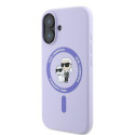 Kryt Karl Lagerfeld Silicone Karl&Choupette Heads pro iPhone 16 Plus -