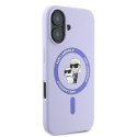 Kryt Karl Lagerfeld Silicone Karl&Choupette Heads pro iPhone 16 Plus -