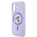 Kryt Karl Lagerfeld Silicone Karl&Choupette Heads pro iPhone 16 Plus -