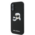 Karl Lagerfeld kryt NAUBĒL HEADS pro iPhone 16 Plus černý