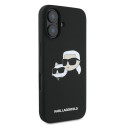 Karl Lagerfeld kryt NAUBĒL HEADS pro iPhone 16 Plus černý