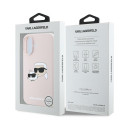 Kryt Karl Lagerfeld SILICONE Nauble Heads Print pro iPhone 16 Plus - r