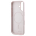 Kryt Karl Lagerfeld SILICONE NAUBLE HEADS iPhone 16 - růžová