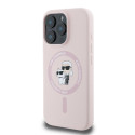 Kryt Karl Lagerfeld SILICONE Karl&Choupette HEADS iPhone 16 Pro Max -