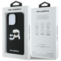 Kryt Karl Lagerfeld HEADS PRINT pro iPhone 16 Pro Max – černý