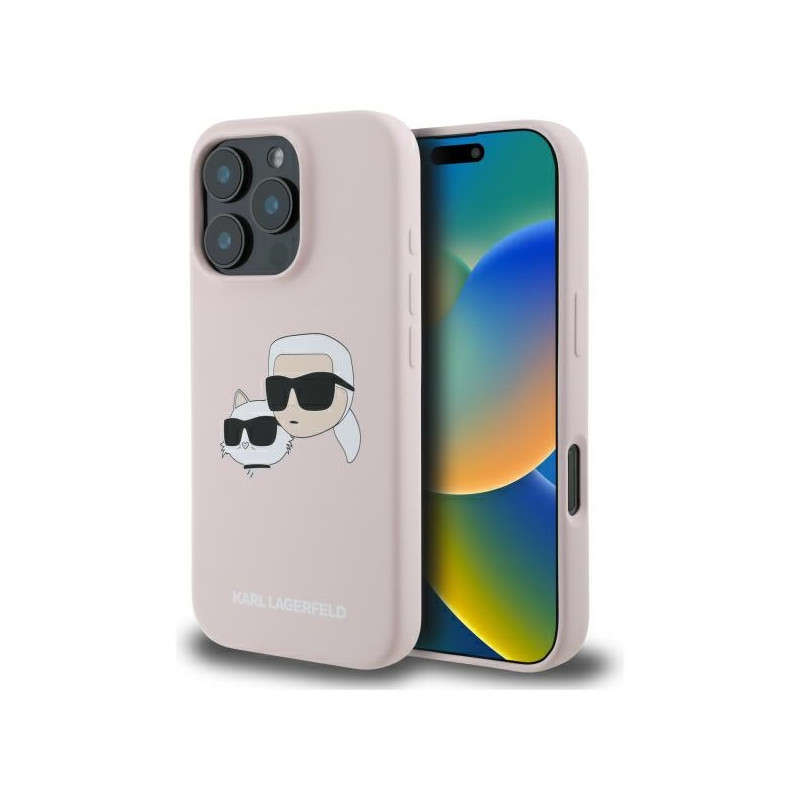 Kryt Karl Lagerfeld pro iPhone 16 Pro Max - růžová