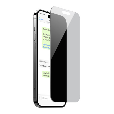 Ochranné sklo Puro Privacy iPhone 16 / iPhone 15