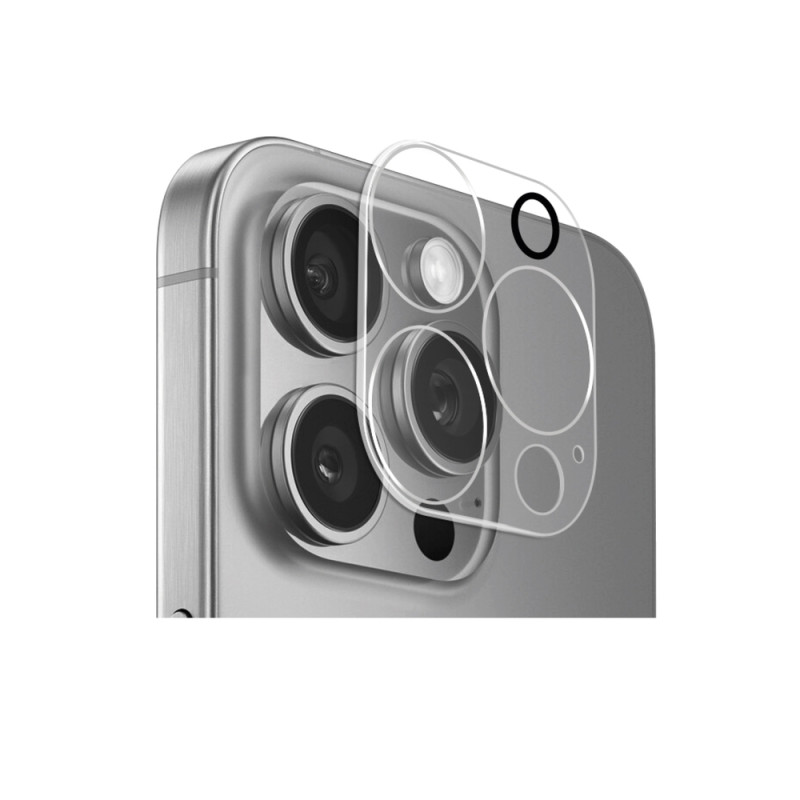 Ochranné sklo Puro CAMERA pro iPhone 16 Pro / iPhone 16 Pro Max - černá
