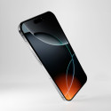 Puro Flexible Glass D3O pro iPhone 16 Pro – černý rámeček
