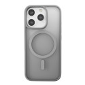Kryt Puro Gradient MagSafe pro iPhone 16 Pro Max - stříbrná