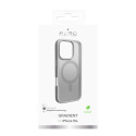 Kryt Puro Gradient MagSafe pro iPhone 16 Pro Max - stříbrná