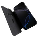 Kryt PURO BOOK MAG MagSafe pro iPhone 16 Pro Max - černý