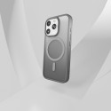 Kryt Puro Gradient MagSafe pro iPhone 16 Pro – stříbrná