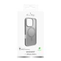 Kryt Puro Gradient MagSafe pro iPhone 16 Pro – stříbrná