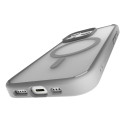 Kryt Puro Gradient MagSafe pro iPhone 16 Pro – stříbrná