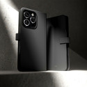 Pouzdro Puro Wallet Detachable MagSafe 2v1 pro iPhone 16 Pro černé