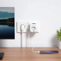Napájecí kostka Tech-Protect PCL3X4 Power Socket 2xUSB-A, 2xUSB-C, 3xAC Bílá