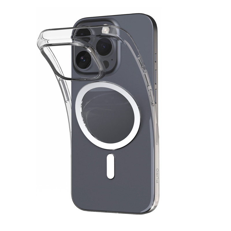 Kryt Puro 03 Mag pro iPhone 16 Pro - transparentní
