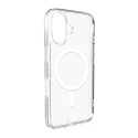 Kryt Puro IMPACT CLEAR D3O MagSafe pro iPhone 16 Plus – transparent