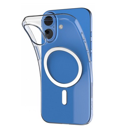 Kryt Puro 03 MagSafe pro iPhone 16 Plus - transparentní