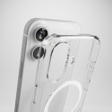 Kryt Puro IMPACT CLEAR D3O MagSafe pro iPhone 16 - transparentní