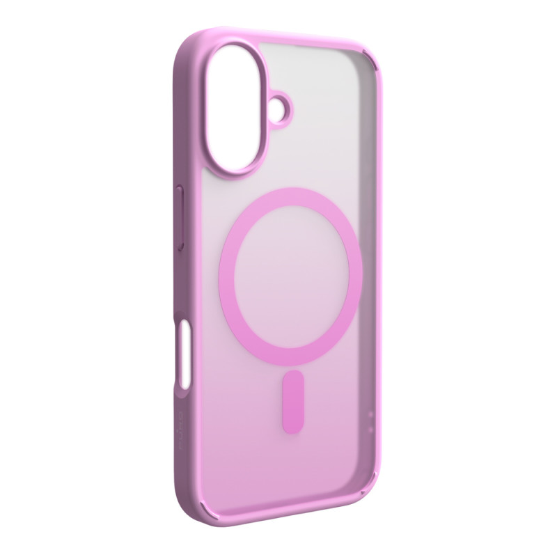 Kryt Puro PURO GRADIENT pro iPhone 16 - růžová