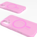 Kryt Puro Daylight MagSafe pro iPhone 16 - pink