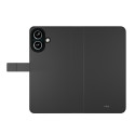 Pouzdro Puro Wallet Detachable MagSafe 2v1 pro iPhone 16 – černé