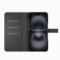 Pouzdro Puro Wallet Detachable MagSafe 2v1 pro iPhone 16 – černé